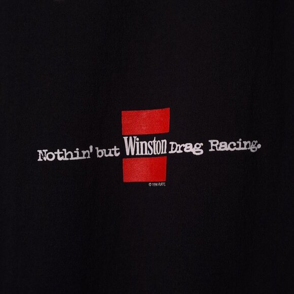 VINTAGE Winston Drag Racing USED Pocket Shirt (XL, Single Stitch, 1996, NHRA) - Picture 10 of 10